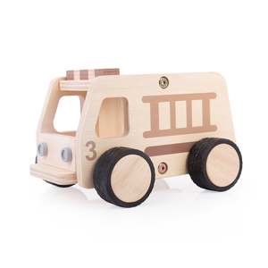 Guidecraft: Guidecraft Wooden Fire Truck