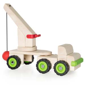 Guidecraft: Guidecraft Block Science   Big Wrecking Ball Truck