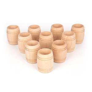 Tickit: TickiT Wooden Barrels - Pk10