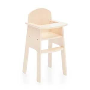 University Furniture: Doll High Chair   Birch Plywood