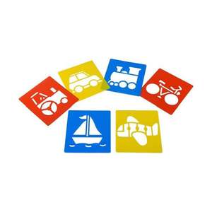 Arts Crafts: Washable Stencils - Transport