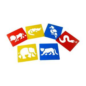 Washable Stencils - Jungle Animals