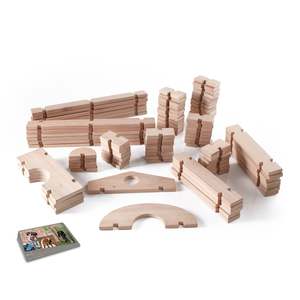 Over 500: Guidecraft Notch Blocks Set 89 Pc.