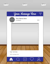 Frontpage: Blue InstaFrame