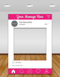 Frontpage: Pink InstaFrame