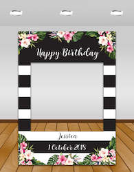 Parties: Tropical Flowers Celebration InstaFrame