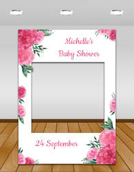 Baby Showers: Pink Peony Baby Shower InstaFrame