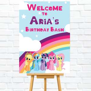 My Little Pony Welcome Sign
