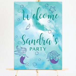 Mermaid Welcome Sign