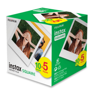 Products: instax SQUARE Film 50pk White
