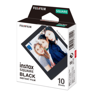 Products: instax SQUARE Film 10pk Black