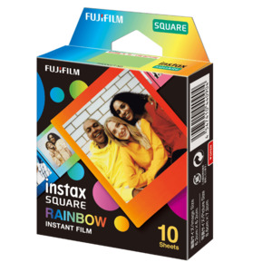Products: instax SQUARE Film 10pk Rainbow