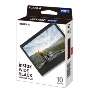 Products: instax WIDE Film 10pk Black