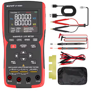 Frontpage: Zoyi DQ-02 LCR Meter and Battery Analyser