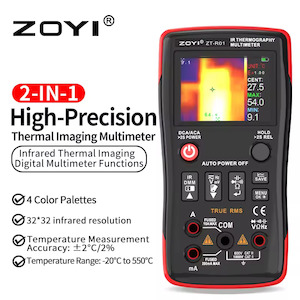 Frontpage: Zoyi ZT-R01 Multimeter and Thermal Imager