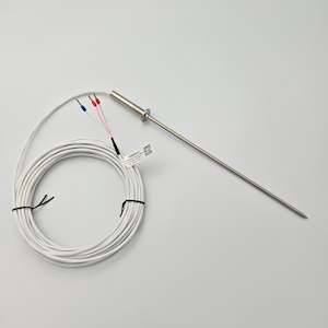 Instrumentation Temperature: PT100 Sharp Food Probe 4x200mm with PTFE lead [-80...260°C]