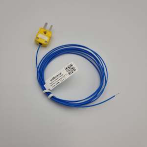 Instrumentation Temperature: Thermocouple K Bead Temperature Sensors with Mini Connector [0...220°C]