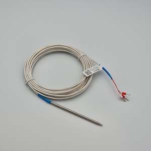 Instrumentation Temperature: PT100 Sharp Tip Probe - 4x100mm with FEP cable [-50...200°C]