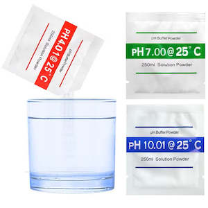 M Measure And Test: pH Calibration Buffer Solution Powder Kit (pH 4, 7 and 10)