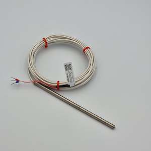 PT100 Probe 6mm Waterproof with PTFE lead [-50...260°C]