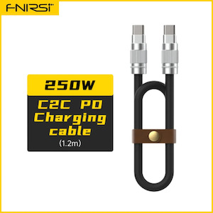 E Electronics: FNIRSI USB C Cable - 250W 1.2m Sillicone Rubber