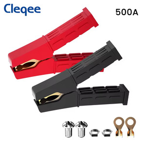 M Measure And Test: Cleqee P2010 / P2011 Heavy-Duty Copper Battery / Test / Welding Lead Clamps (500A / 1000A)