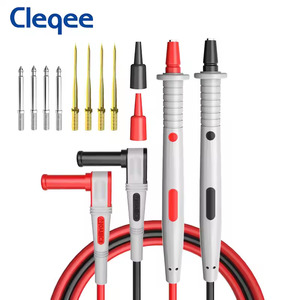 M Measure And Test: Cleqee P1503 Multimeter Test Leads with Replaceable Probe Tips