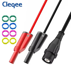 M Measure And Test: Cleqee P1204 - BNC Male to Safety Banana Plug Test Lead 1.2m