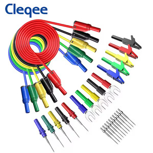 M Measure And Test: Cleqee P1050 3-Phase Test Lead Set