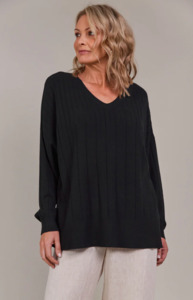 Sale: Palmer relaxed knit black