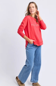 Simplified crew red metallic