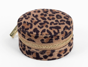 Homewares: Jewel box large leopard round