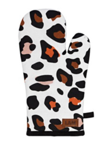 Homewares: Linens & More Leopard Oven Mitt
