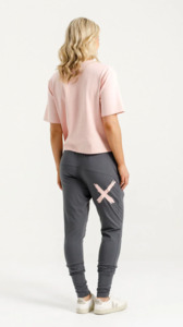 Apartment pants graphite w blossom X