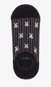 No show black blush bows