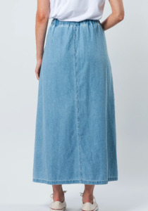 Ingrid skirt light blue wash