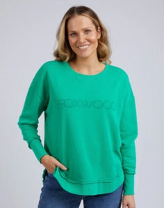 Simplified crew bright green