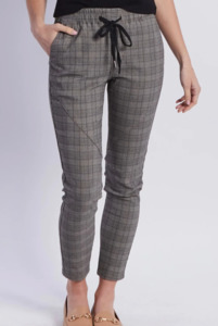 Monaco: Luka check jogger grey/blue