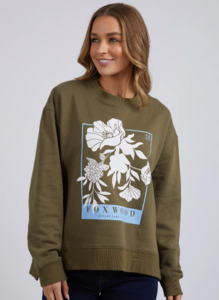 50 Off: Carnation crew green