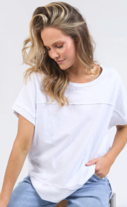 Foxwood: Alison tee white