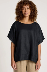 Outerwear: Bajau top - black
