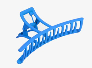 Sunglasses: Metal claw clip cobalt