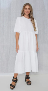 Silvana dress white