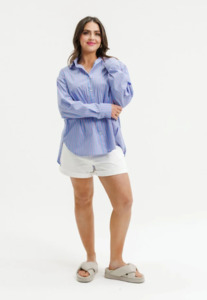 Eliza shirt blue haven