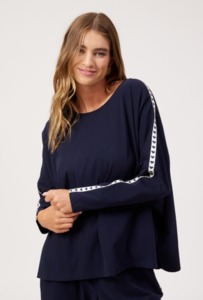Elba heart long sleeve tshirt one size