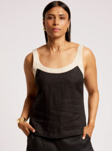 Maris Splice tank black/tusk