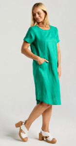 Dresses Skirts: Dianne short sleeve dress - emerald