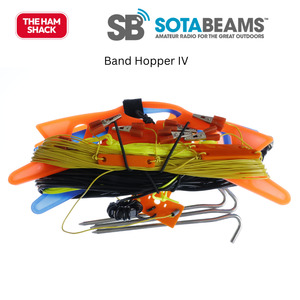 Band Hopper IV - Four-band (20m,30m,40m,80m) portable dipole antenna system