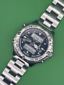 Products: Elgin Stealth Aero Gear ‘Aerospace’ Analog / Digital Pilots Wristwatch