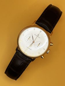 Products: Blancpain Villeret Chronograph Rose Gold w/ Box